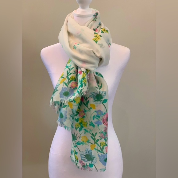 Spring Floral Scarf - Picture 2 of 11